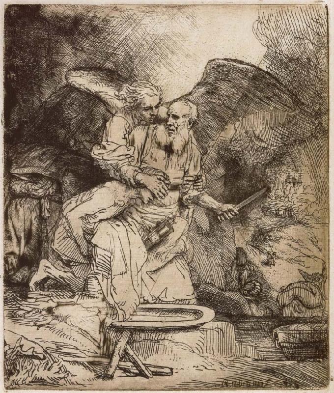 Abraham-s Sacrifice, REMBRANDT Harmenszoon van Rijn